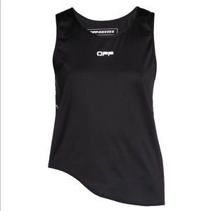 Off white Active Logo Tank Top Womens Size Small
